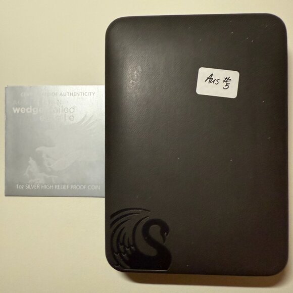 2014-P Australian Wedge-Tailed Eagle High Relief Silver PCGS PR70 DCam, signed - Picture 6 of 9